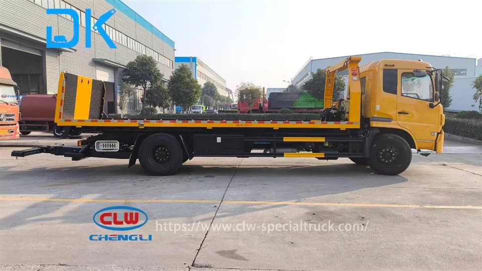 Dongfeng Heavy-Duty One-plus-Two Tow Truck factory