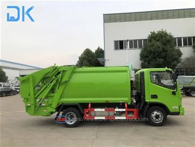 6M³ Foton Compressed Junk Truck Kev Muag Khoom